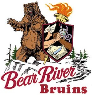 bear next to crest, text reads "bear river bruins "
